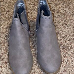 Gray Ankle Boots